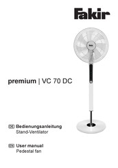 Fakir premium VC 70 DC User Manual