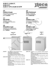 Roca ALBA 21 Operating, Cleaning And Maintenance Instructions