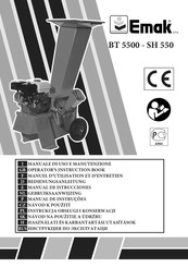 Emak SH 550 Operators Instruction Book