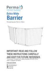 Perma child safety Extra Wide Barrier User Manual