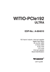 Wasco WITIO-PCIe192 ULTRA User Manual