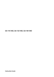Atlas Copco GA 160 VSD Instruction Book