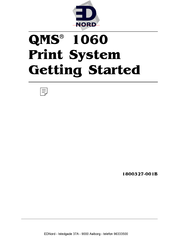 3D Nord QMS 1060 Getting Started