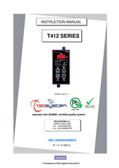 TECSYSTEM T412 Series Instruction Manual