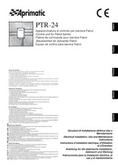 Aprimatic PTR-24 Electrical Installation, Use And Maintenance Instructions