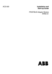 ABB NPBA-01 Installation And Startup Manual