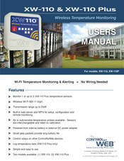 ControlByWeb XW-110 Plus User Manual