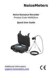 NoiseMeters NNR63 Series Quick User Manual