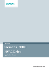 Siemens BT300 LonWorks Applications Manual