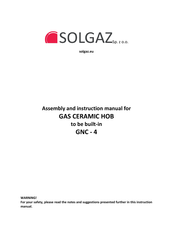 Solgaz GNC-4 Assembly And Instruction Manual