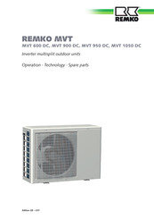 REMKO MVT Series Operation,Technology,Spare Parts