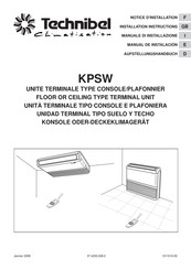Technibel Climatisation KPSW 2 Installation Instructions Manual