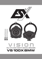 ESX VISION VS100X BMW Quick Start Manual