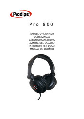 Prodipe Pro 800 User Manual