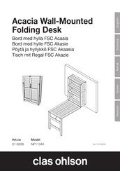 Clas Ohlson Acacia NP11343 Instruction Manual