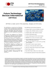 FTDI UMFTPD2A Manual