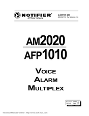 Pittway Notifier AM2020 Manual
