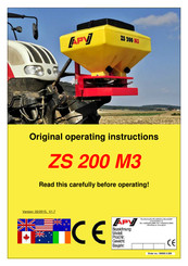 Apv ZS 200 M3 Original Operating Instructions