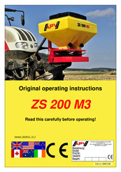 APV ZS 200 M3 Original Operating Instructions