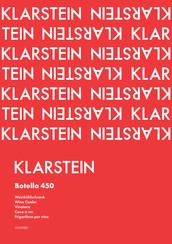 Klarstein Botella 450 Manual