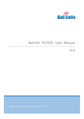 Bai cells EG7035 User Manual