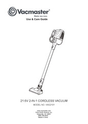 Vacmaster VSG2101 Use & Care Manual