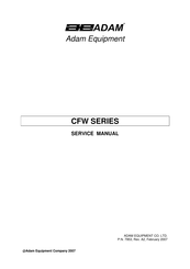 ADAM CFW Series Service Manual