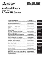 Mitsubishi Electric Mr. SLIm PCA-M71HA Series Operation Manual