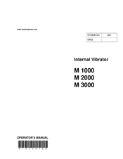 WACKER Group M 1000 Operator's Manual