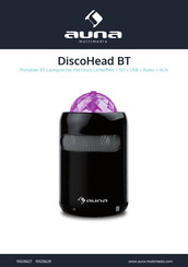 auna multimedia DiscoHead BT User Manual