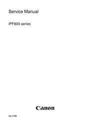 Canon imagePROGRAF iPF810 Service Manual
