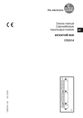 IFM Electronic Ecomat 100 CR2014 Device Manual