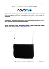 Novopro RGBW LED SCRIM User Manual