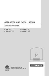 Stiebel Eltron GALAXY M1 Operation And Installation