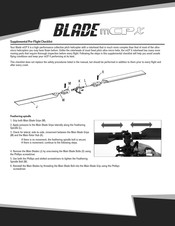 Horizon Hobby Blade mCP X Supplement Manual