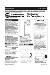 Campbell Hausfeld VS260000KB Operating Instructions Manual