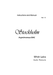 Mhdt Labs Stockholm Instruction Manual