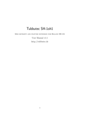 Tubbutec SH-1oh1 User Manual