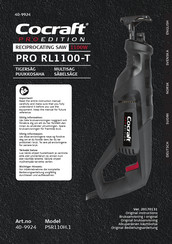 Cocraft PRO RL1100-T Original Instructions Manual