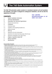 FAAC 760 Manual