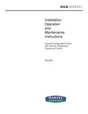 AGA marvel MS24RD Installation, Operation And Maintenance Instructions