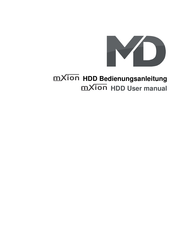 MD mXion HDD User Manual