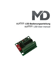 MD mXion LSD User Manual