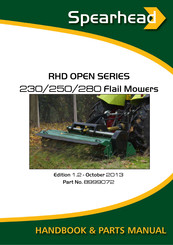 Spearhead RHD OPEN Series Handbook & Parts Manual