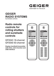 GEIGER GF0050 Manual