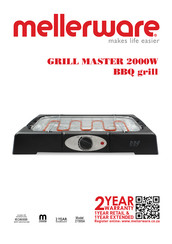 Mellerware GRILL MASTER 2000W Instructions Manual