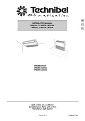 Technibel Climatisation KPAVM93R5TA Series Installation Manual
