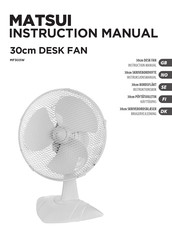 Matsui MF303W Instruction Manual