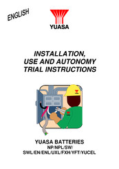 Yuasa YFT Series Installation Use & Care Instructions