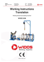 Widos 6100 Working Instructions Translation